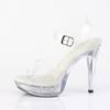 Fabulicious - COCKTAIL508RSI Sandale à bride à la cheville - Transparent Product image
